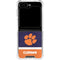 Clemson University Paw Logo Galaxy Z Flip6 Clear Case